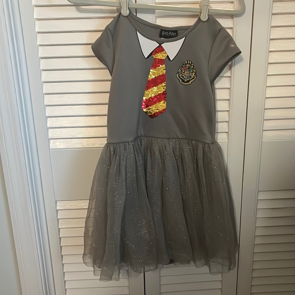 Kids Harry Potter Dress with flip sequins tie